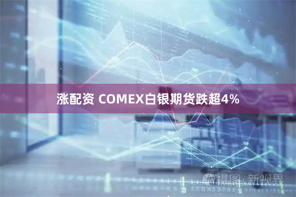 涨配资 COMEX白银期货跌超4%