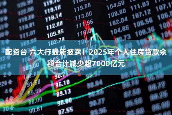 配资台 六大行最新披露！2025年个人住房贷款余额合计减少超7000亿元