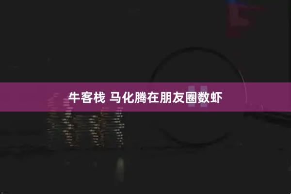 牛客栈 马化腾在朋友圈数虾