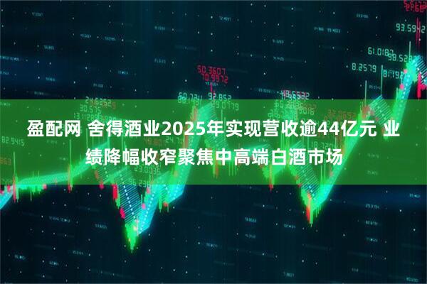 盈配网 舍得酒业2025年实现营收逾44亿元 业绩降幅收窄聚焦中高端白酒市场