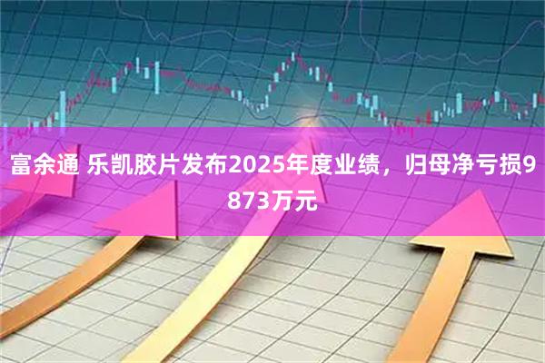 富余通 乐凯胶片发布2025年度业绩，归母净亏损9873万元