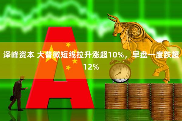 泽峰资本 大普微短线拉升涨超10%，早盘一度跌超12%