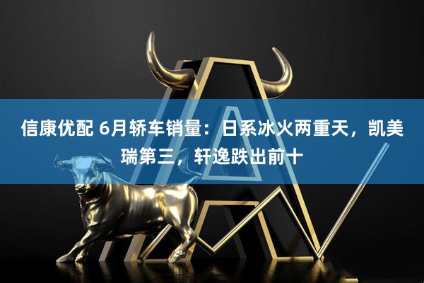 信康优配 6月轿车销量:日系冰火两重天,凯美瑞第三,轩逸跌出前十